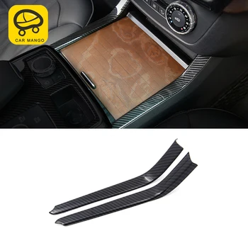 

CarManGo For Mercedes Benz GLE ML GL GLS Auto Car Center Console Rear Panel Vent Frame Cover Trim Sticker Interior Accessories