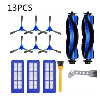 

13pc Main Brush Kit For Hiraliy For Eufy RoboVac 11s Max, 15C Max, 30C, G10, G30 Goose Head Brush Side Brush Main Brush