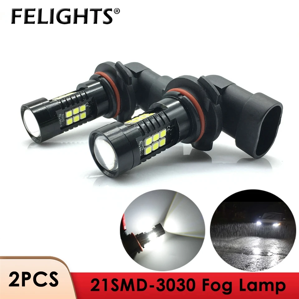 

2x Car Light H8 H11 9005 hb3 9006 hb4 LED Fog Lights Nebelscheinwerfer Driving Running Lamp 3030SMD Auto LED Lamps 12V 24V White