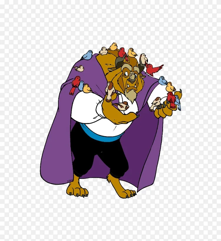 野兽美女cogsworth剪贴画-卡通吊灯