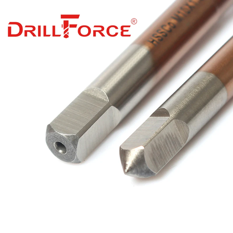 Drillforce Cobalt Screw Thread Tap Drill Bits HSSCO M35 Spiral Flute Metric M2-M30 Machine Taps Right Hand For Stainless Steel images - 6