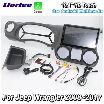 

Liorlee For Jeep Wrangler 2008-2017 Car Android Carplay GPS Navi maps Navigation Player Radio Multimedia original style