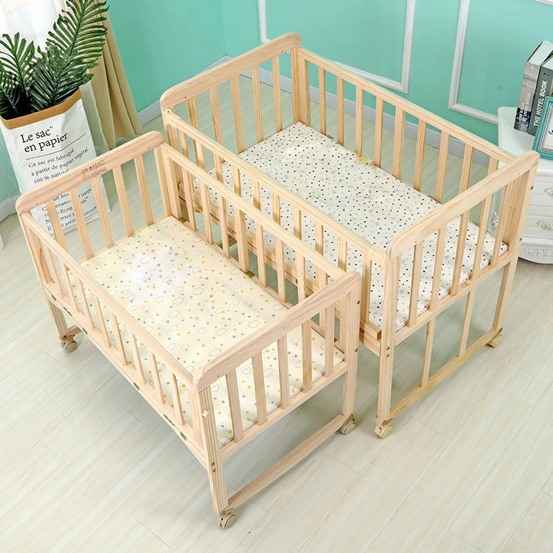 baby sleeping bed wooden