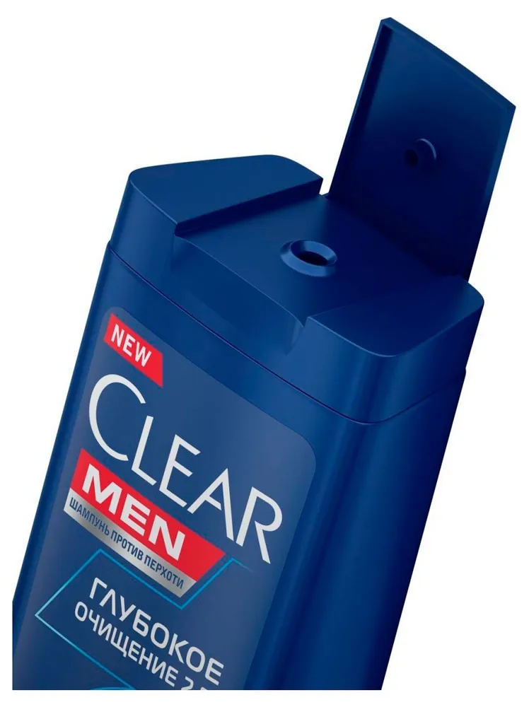 Шампунь-бальзам против перхоти Clear Men «Глубокое очищение», 400 мл