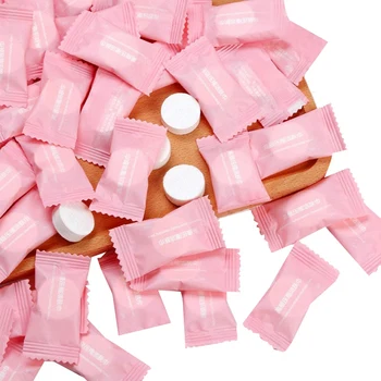 

100 Pcs Compressed Towels Portable Disposable Compressed Cotton Coin Tissue Towel for Travel, Camping, Hiking