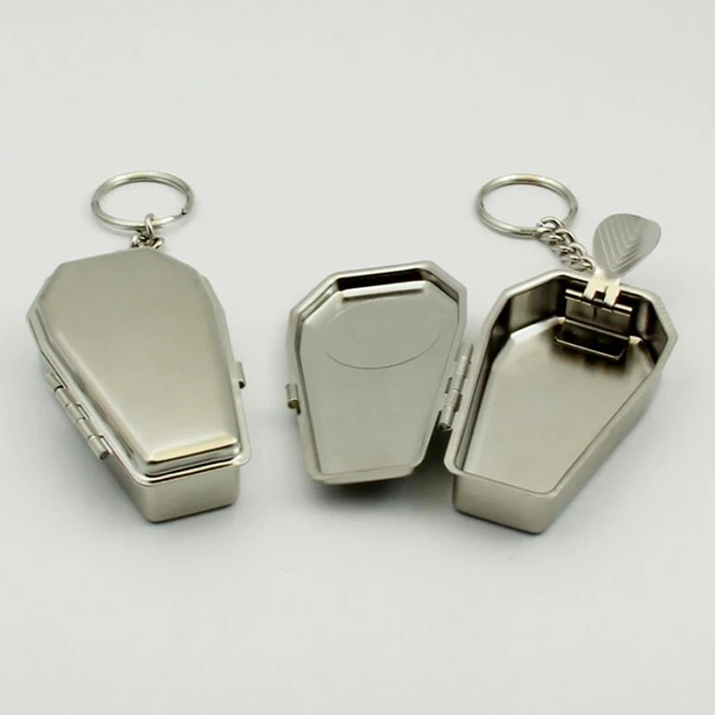 Mini Portable Ashtray Cigarette Keychain Outdoor Use Pocket Smoking Smoking Ash Tray With Lid Key Chain For Travelling portable ashtray cigarettes ashtray