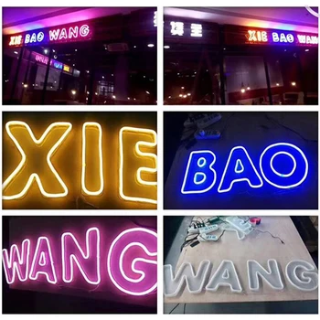 

Colorful Neon Sign LED Strip Lights 1-5M IP65 Waterproof Shop Commercial Lighting Wedding Party Bar Lights Xmas Decor for Home