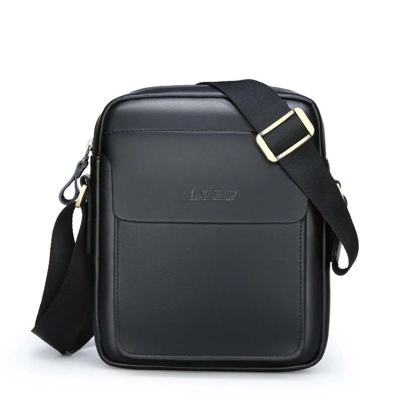 Мужские сумки новые модные сумки многофункциональные через плечо водонепроницаемые деловые сумки на плечо для мужчин Высокое качество - Цвет: Black-M