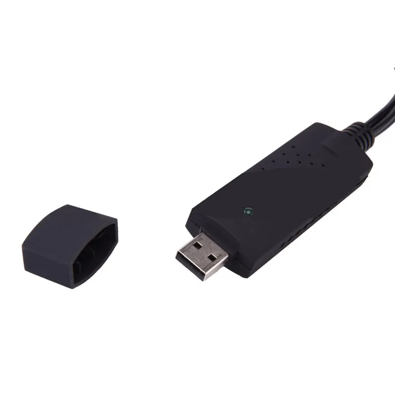 Высококачественный Профессиональный USB 2,0 Аудио Видео VHS для DVD PC конвертер захвата карты адаптер для Win 7 8 10 64