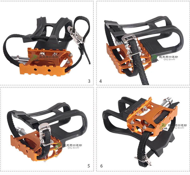 1 пара велосипедные педали клипсы с ремешками для горной дороги педаль фиксированная передача высокое качество прочная велосипедная педаль Аксессуары для велосипеда