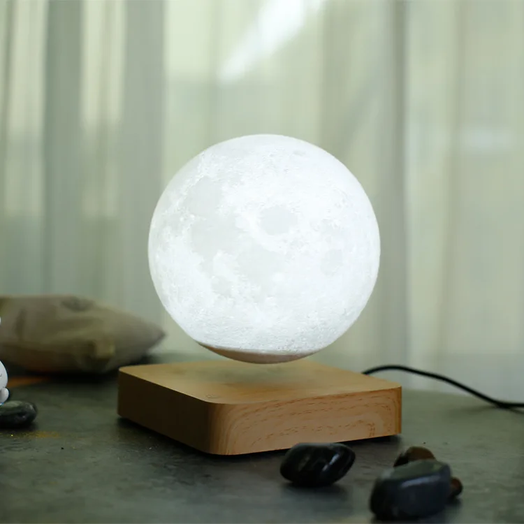 ^*Best Offers Magnetic suspension moon light 3D printing custom table lamp home decoration LED night light men and women creative gifts ^*Best Offers Magnetic suspension moon light 3D printing custom table lamp home decoration LED night light men and women creative gifts