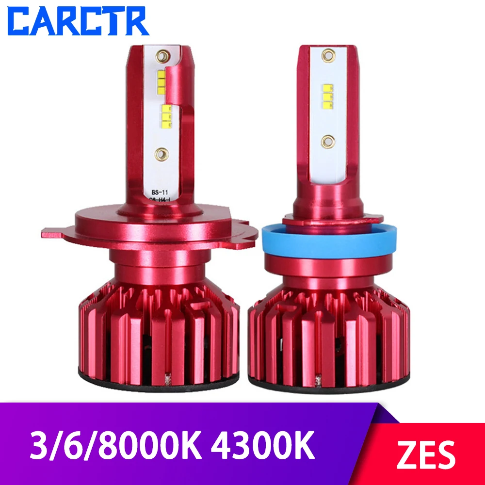 

Universal Led Car Headlights 3000k 4500k 6000K 8000k H4 H7 Led Lamps H1 H3 9005 9006 9012 60W Super Bright Spotlight Car Lights