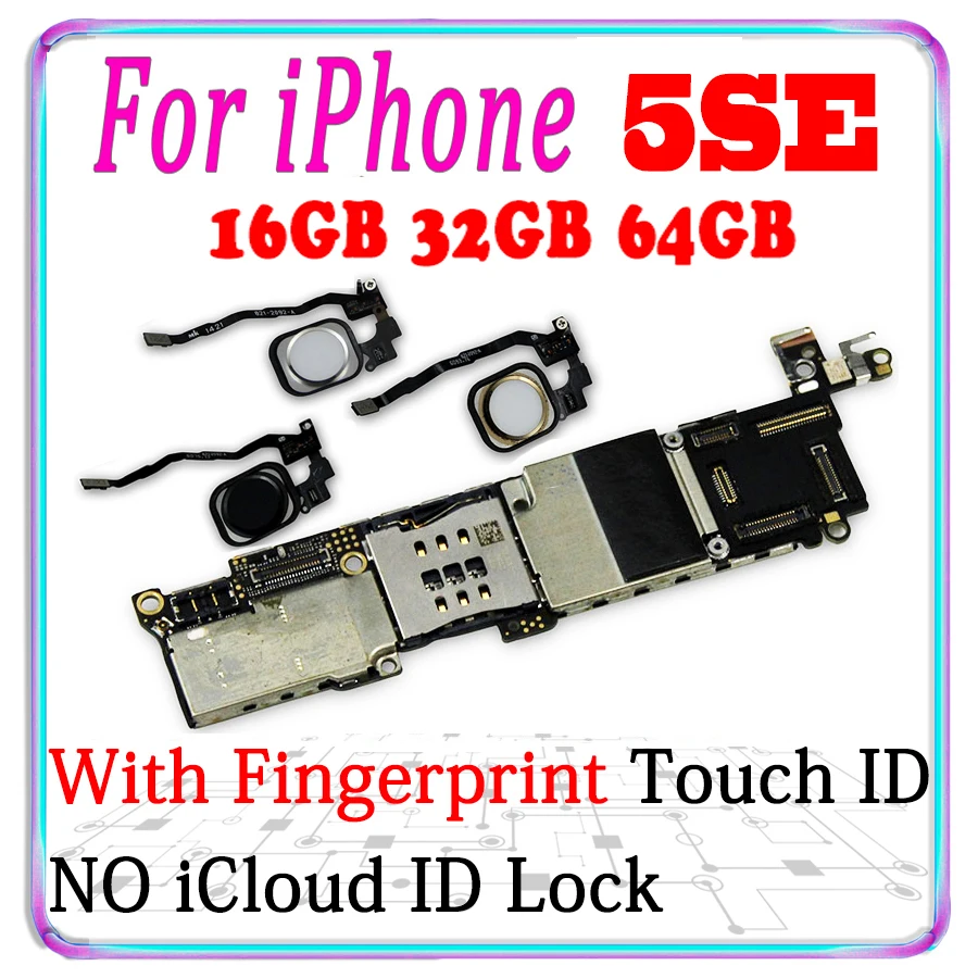 16 Гб/32 ГБ/64 ГБ материнская плата для iphone 5SE разблокированная 5 SE основная