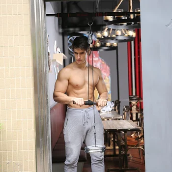 

Home Workout Dumbbell Pulley Cable System Arm Biceps Polea Gimnasio Hand Strength Body Building Trainning Gym Fitness Accessorie