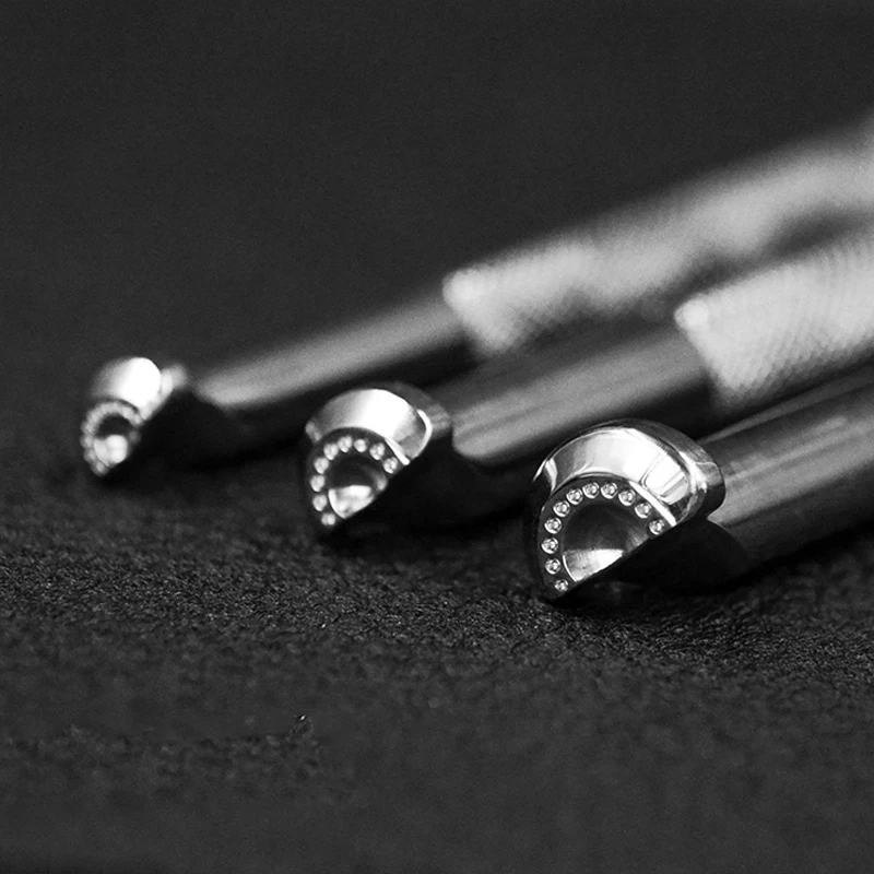 SOZO HR1 Leather Stamps Flower Centers Cluster Fine Metal Punch Carving Handmade Saddle Making Print-Tools 304 Stainless Steel