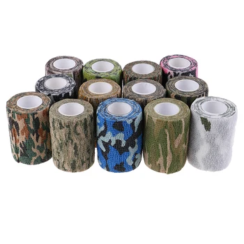 

First Aid Tool Camouflage Sports Elastoplast Self Adhesive Bandage Muscle Tape Self Adherent Cohesive Wrap Bandages Outdoor