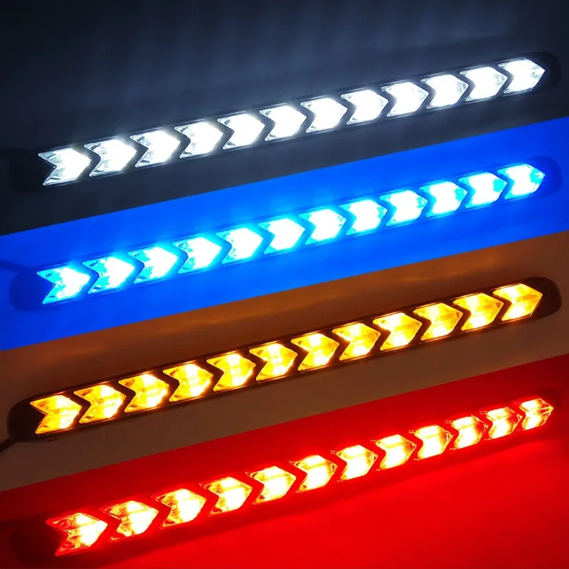 

2x Waterproof Car led Switchback LED Daylight Headlight Eye DRL Lamp Dynamic Sequential Brake Turn Signal Daytime Running Light