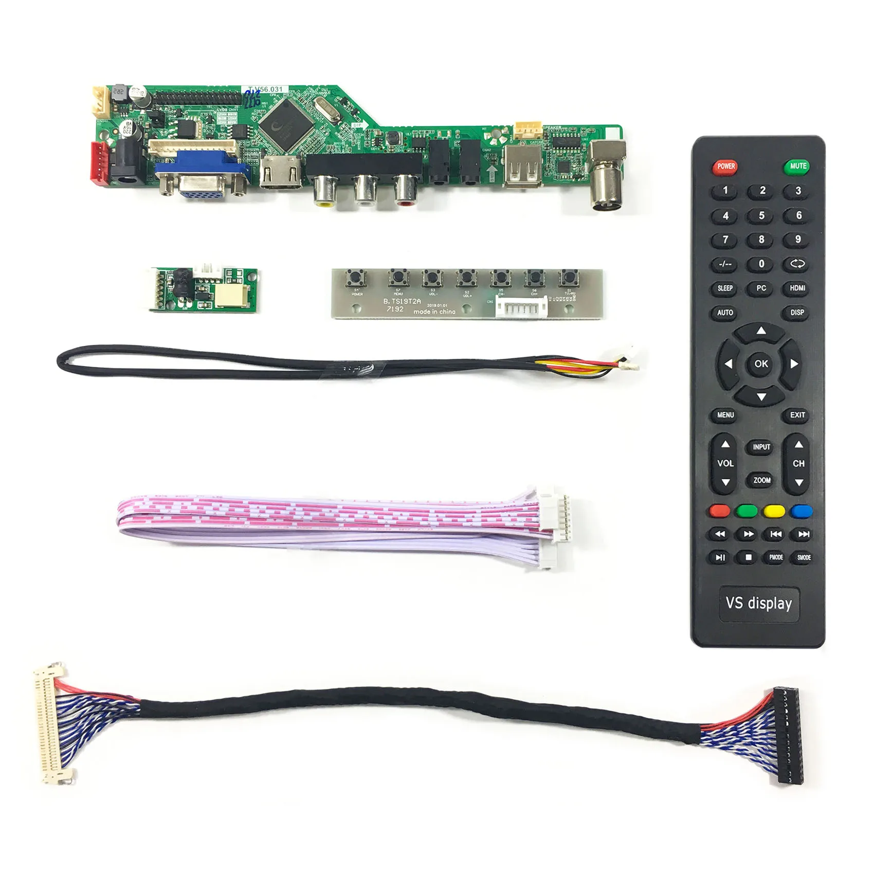 Работа для 17 дюймов 1280x1024 G170EG01 V1 HDMI VGA AV USB RF lcd плата контроллера