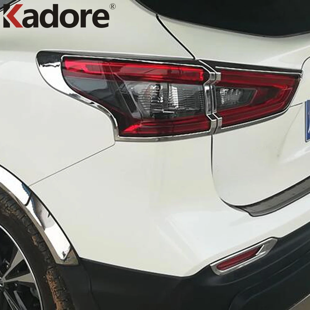 Для Nissan qashqai 2019 2020 для Rogue Sport SUV 2021 хромированный задний светильник накладка