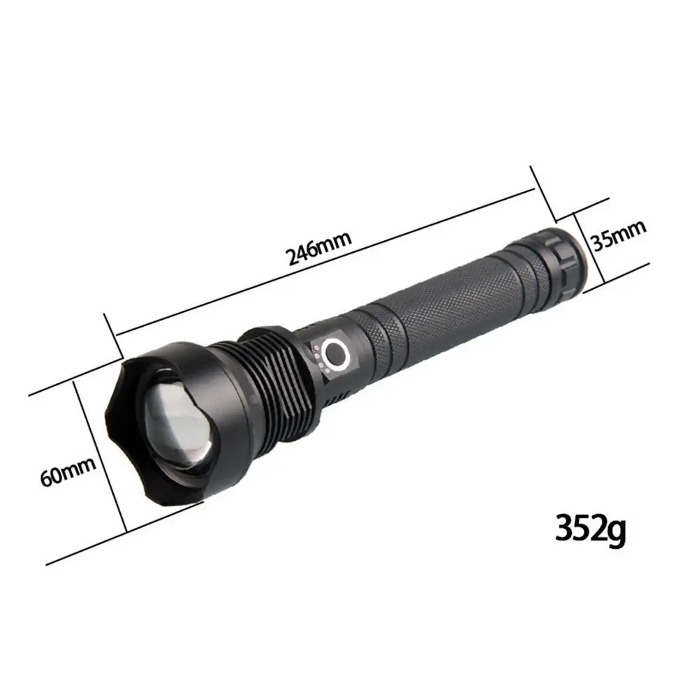 50000 люмен XLamp XHP70.2 самый мощный светодиодный фонарик USB зум факел XHP70 XHP50 18650 26650 фонарик с подзаряжаемой батарейкой
