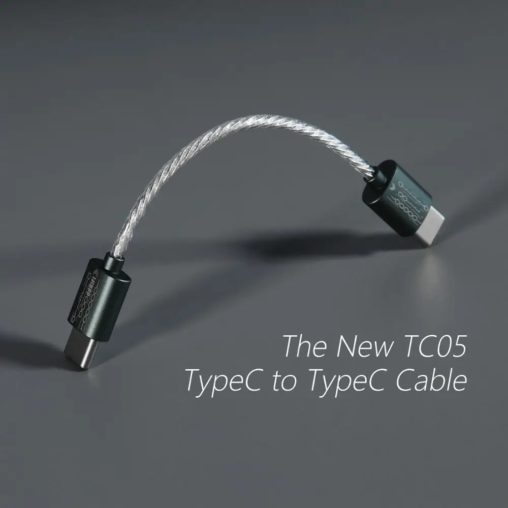 DD ddHiFi TC05 Type-C to Type-C Data Cable Audio Data Decoding Cable for Music Players/Android Phone/PC/Headphone Amplifier