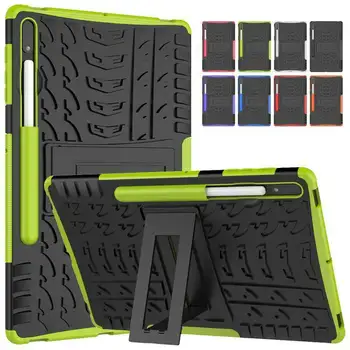 

For Samsung Galaxy Tab S7 Plus 12.4 inch T975 T970 2020 Case Rugged Rubber Heavy Duty Hard Stand Tablet Cover