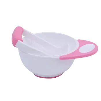 

2PCS/SET Baby Kids Grinding Bowls Learn Dishes Handmade Grinding Tool Food Fruit Supplement for Children