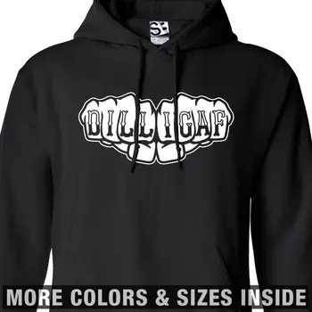 

Dilligaf's Fist Sweatshirt Hooded Joint Tattoo Rider Sweatshirt All sizes and colors women men clothes coat hoodie