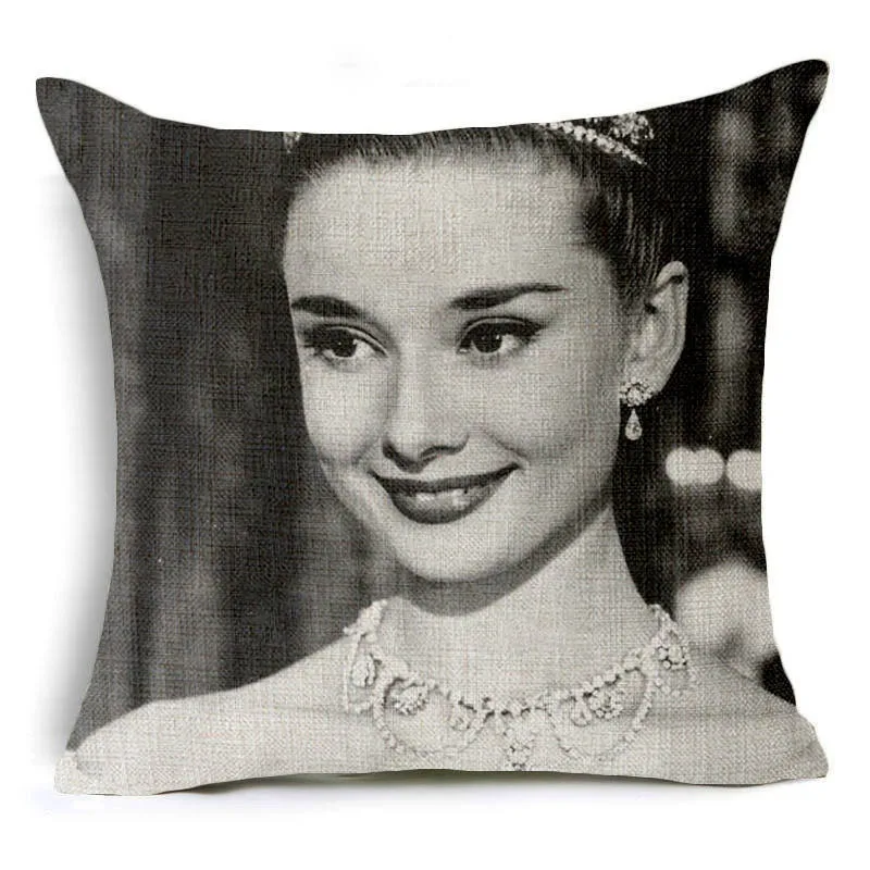 Marilyn Подушка с изображением Монро наволочка супер качество белье Монро портрет наволочки для диванной подушки диване подушки декоративные наволочки - Цвет: B