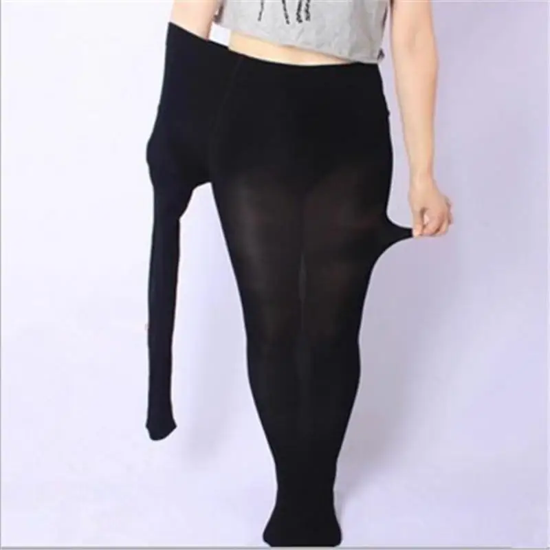 

Fit 105kg Fat MM Plus Size Women Autumn Black High Waist Nylon Leggings Pants High Elastic Stretch Material
