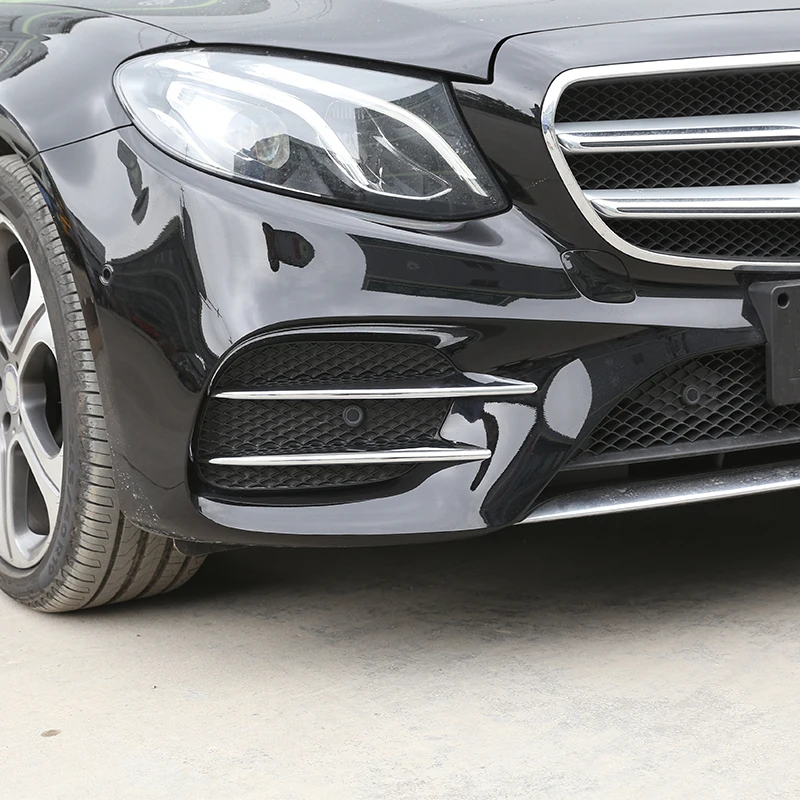 4 шт. аксессуары для Mercedes Benz E Class W213 E200 E300 2016 2017 E43 AMG|Хромирование| |