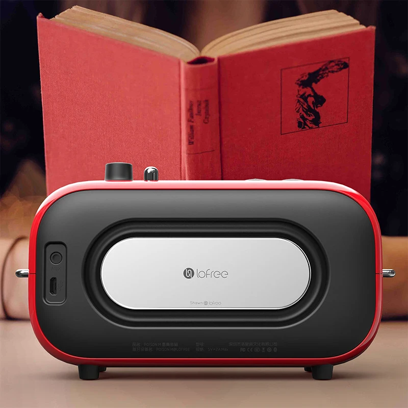 Классический Bluetooth динамик Youpin Lofree беспроводной портативный fm радиоприемник