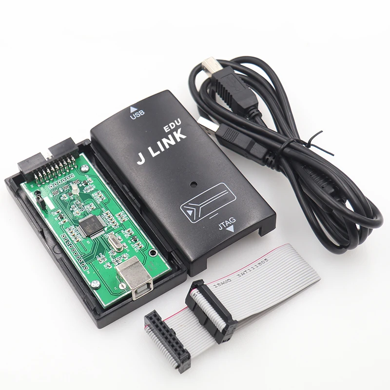 1pc de alta velocidade j-link jlink v8 usb jtag emulador depurador j-link v8 emulador programação
