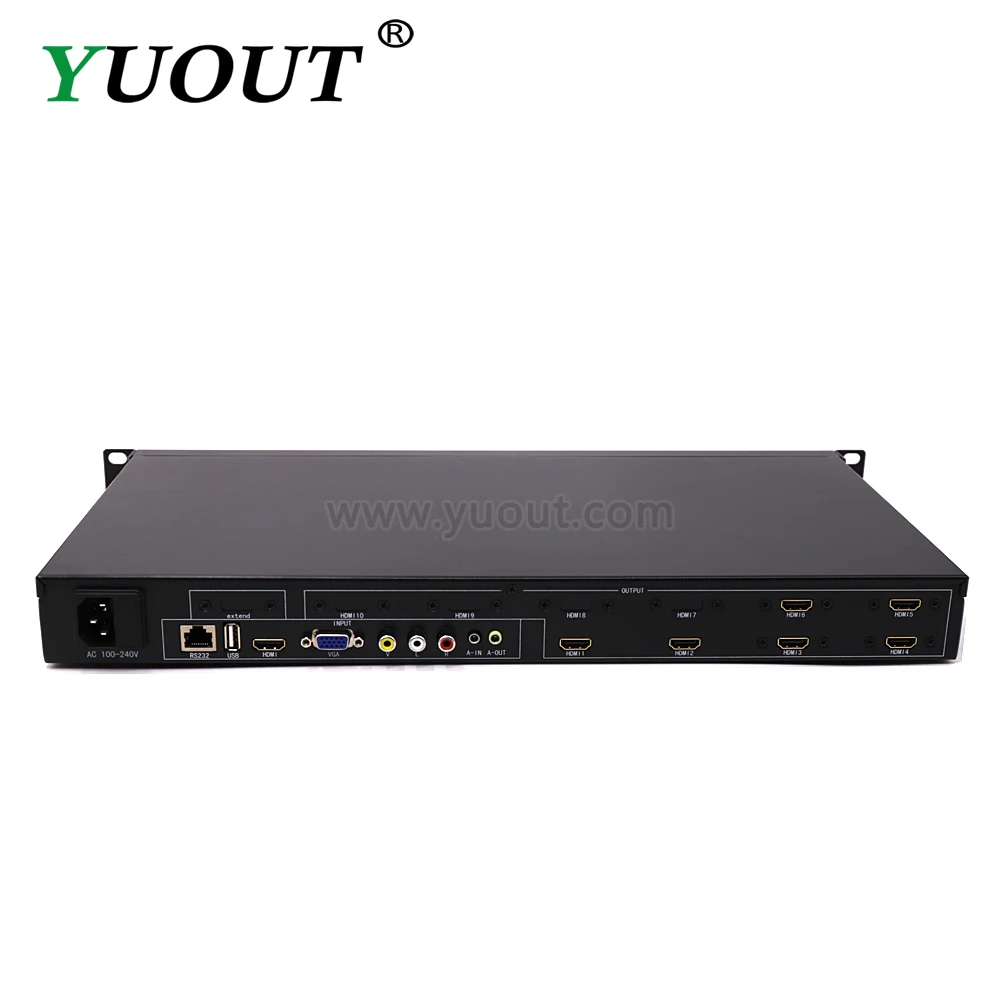 YUOUT YD TV06 процессор изображения с шестью изображениями настенный HDMI видео