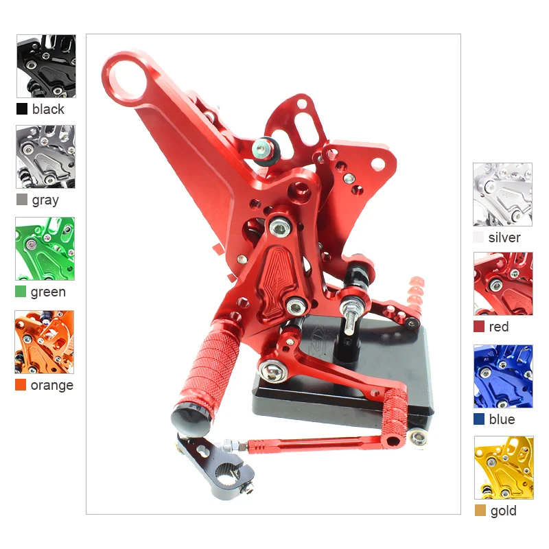 

Регулируемая алюминиевая подставка для заднего хода для мотоцикла Ducati Diavel 2011-2015 2014 2013 2012 CNC, подставка для ног, педаль