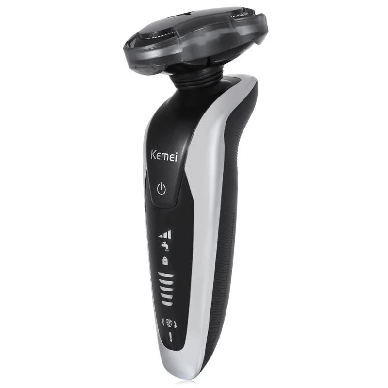 Kemei Km-8867, 7 в 1, Мужская 3D электробритва, многофункциональный триммер для бороды, перезаряжаемая Бритва для мужчин, станок для бритья с европейской вилкой
