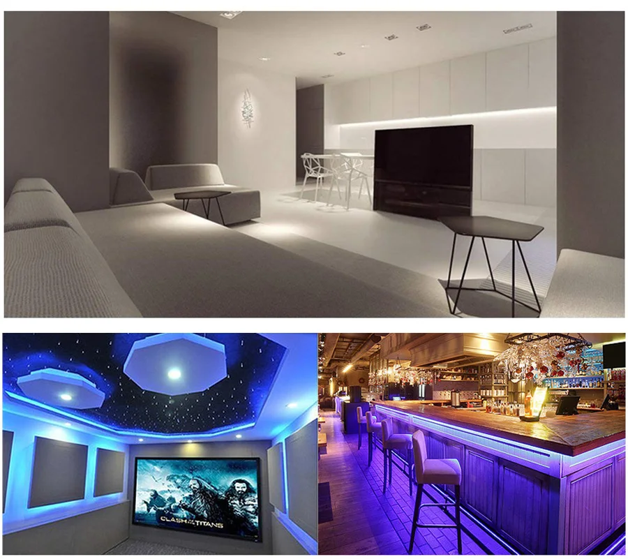 WiFi RGB LED Strip Light RGB 5050 SMD 2835 Flexible Ribbon fita led light strip RGB 5M 10M Tape Diode DC 12V Remote Control Adapter (5)