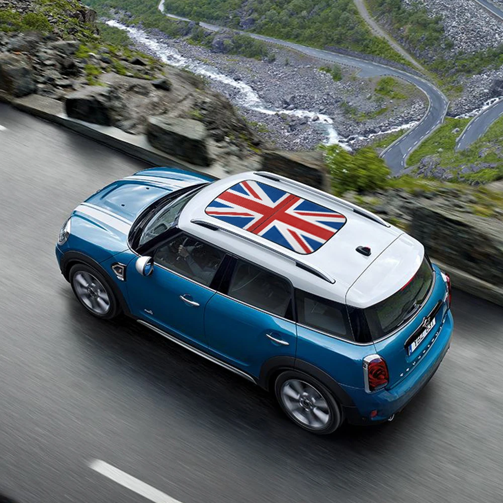 2PCS PVC Car Sun Roof Sticker For BMW MINI Cooper S One F54 F55 F56 F60 R54 R55 R60 Graphics Decal Auto Exterior Accessories