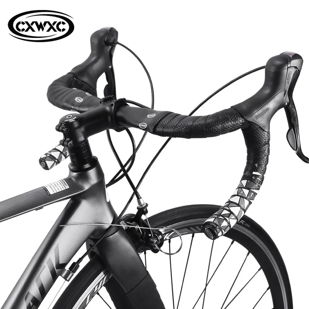 CXWXC Нескользящая лента для руля велосипеда MTB Грипсы для шоссейного велосипеда фиксированная передача, для велосипеда дышащие пыленепроницаемые Аксессуары для велосипеда