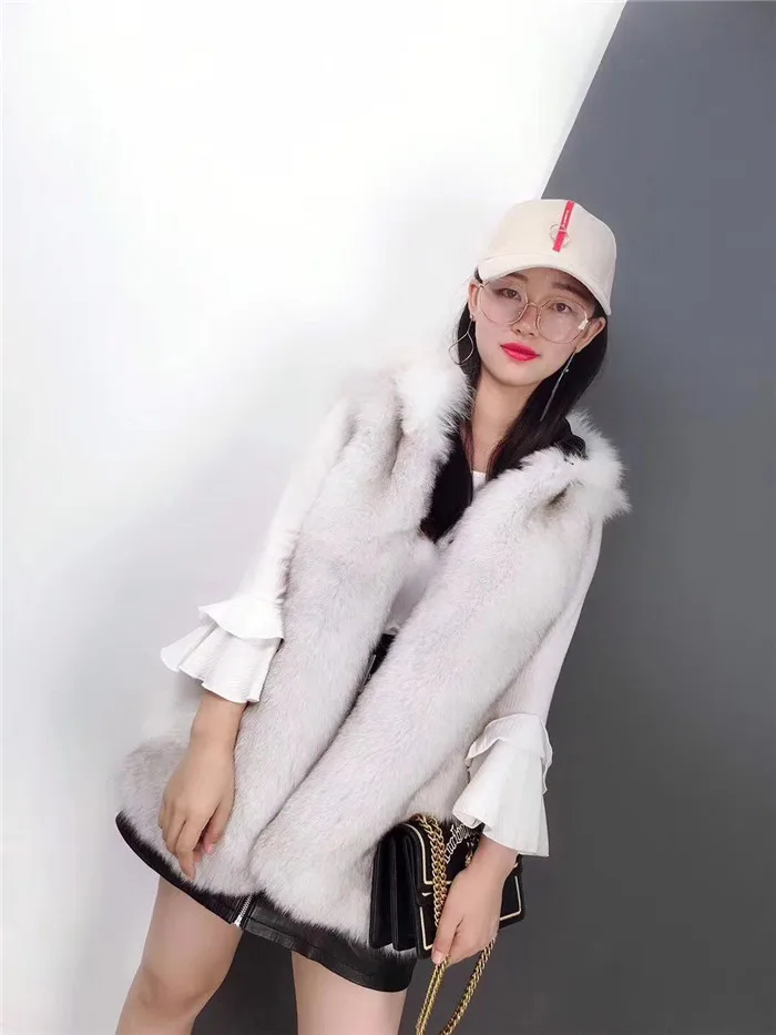 Chaquetas Mujer Женская парка из натурального Лисьего меха, зимняя меховая подкладка из натурального Лисьего меха, пальто для женщин