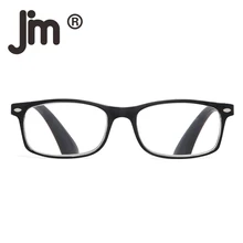JM очки для чтения винтажные прямоугольные Пружинные шарниры для чтения для мужчин и женщин