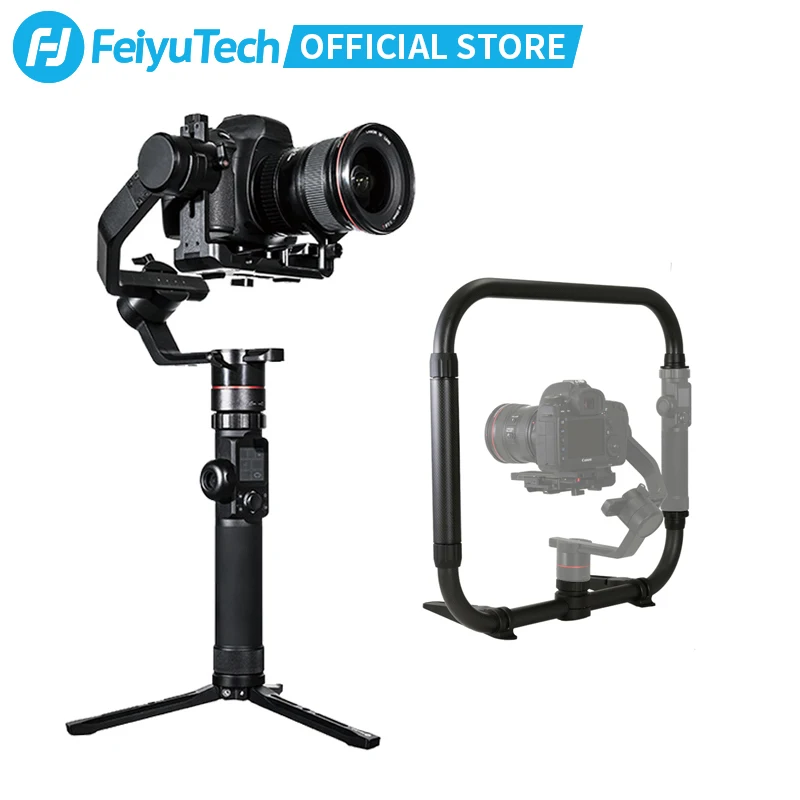 

FeiyuTech AK4000 3-Axis Camera Stabilizer Gimbal DSLR Tripod 4 kg Payload with Follow Focus Control for Canon 5D Panasonic SONY