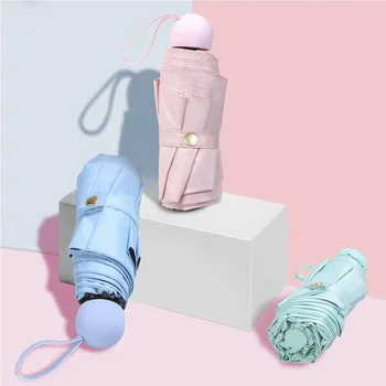 

1Pcs Capsule Sun Umbrella Sunscreen Anti-Uv Portable Umbrella Pocket Rain Umbrella Household NEW DIY Creative Lovely Hot Quality