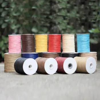 

10pcs Durable Polyester Leather Sewing Waxed Thread Cord for DIY Handicraft Tool Hand Wax Stitching Repair Cord 260m 150D 1mm