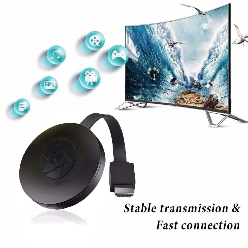 2,4 ГГц 1080p HD WiFi дисплей ключ YouTube AirPlay Miracast tv Stick для Google Chromecast 2 3 хром Crome Cast Cromecast 2