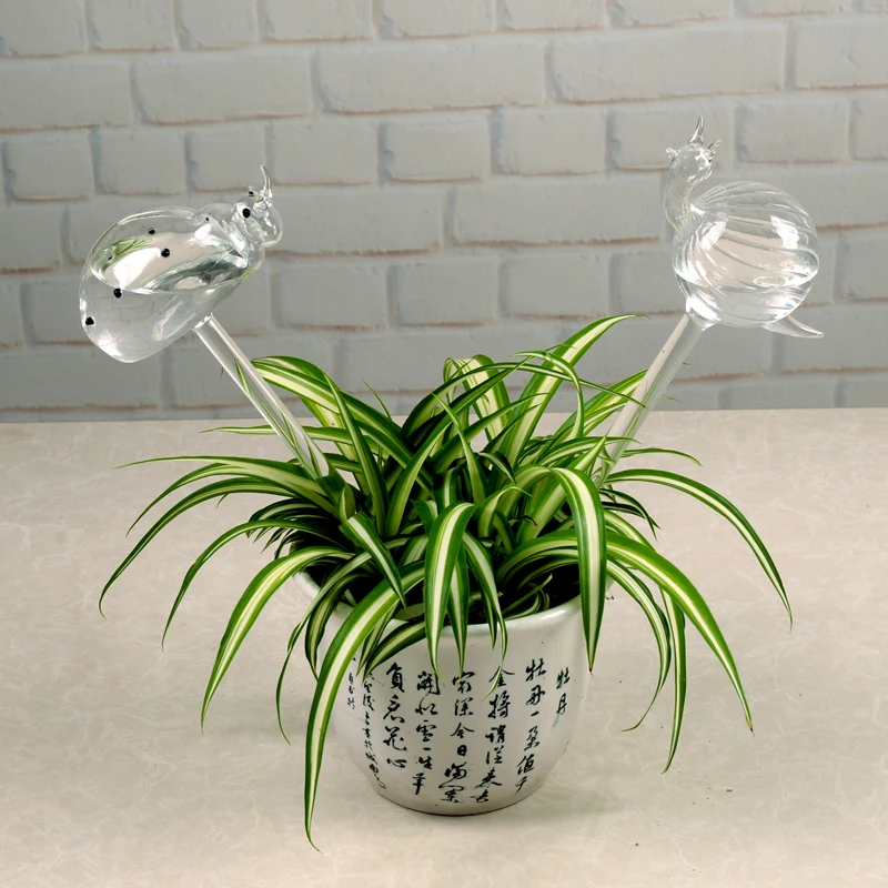 Portable Automatic Watering Planter Vase Terrarium Container Home Wedding Garden