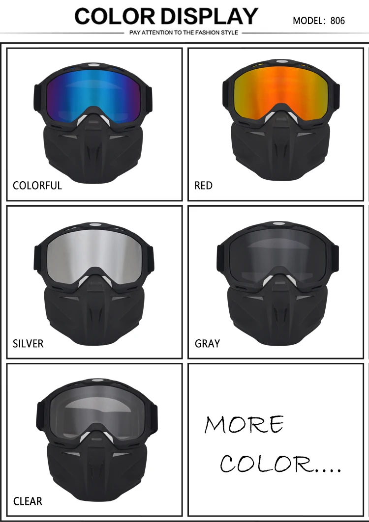 Новые мотоциклетные очки, лыжные очки, защитные очки для велоспорта, шлем, маска для мужчин и женщин, анти-УФ