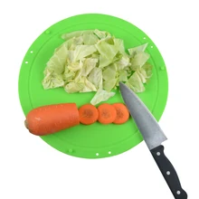 Силиконовая разделочная доска, нескользящая кухонная разделочная доска, кухонная разделочная доска, Многофункциональный гибкий инструмент-WWO