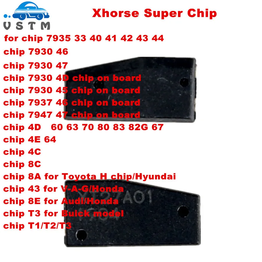 Xhorse VVDI супер чип XT27A01 XT27A66 транспондер для ID46/40/43/4D/8C/8A/T3/47 для VVDI2 VVDI ключ инструмент/мини ключ инструмент 10 шт./лот