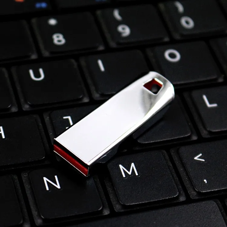 

Usb flash drive 32 GB metal pen drive 64GB pendrive 16GB 8GB 4GB 128GB silver key flash drive waterproof custom logo